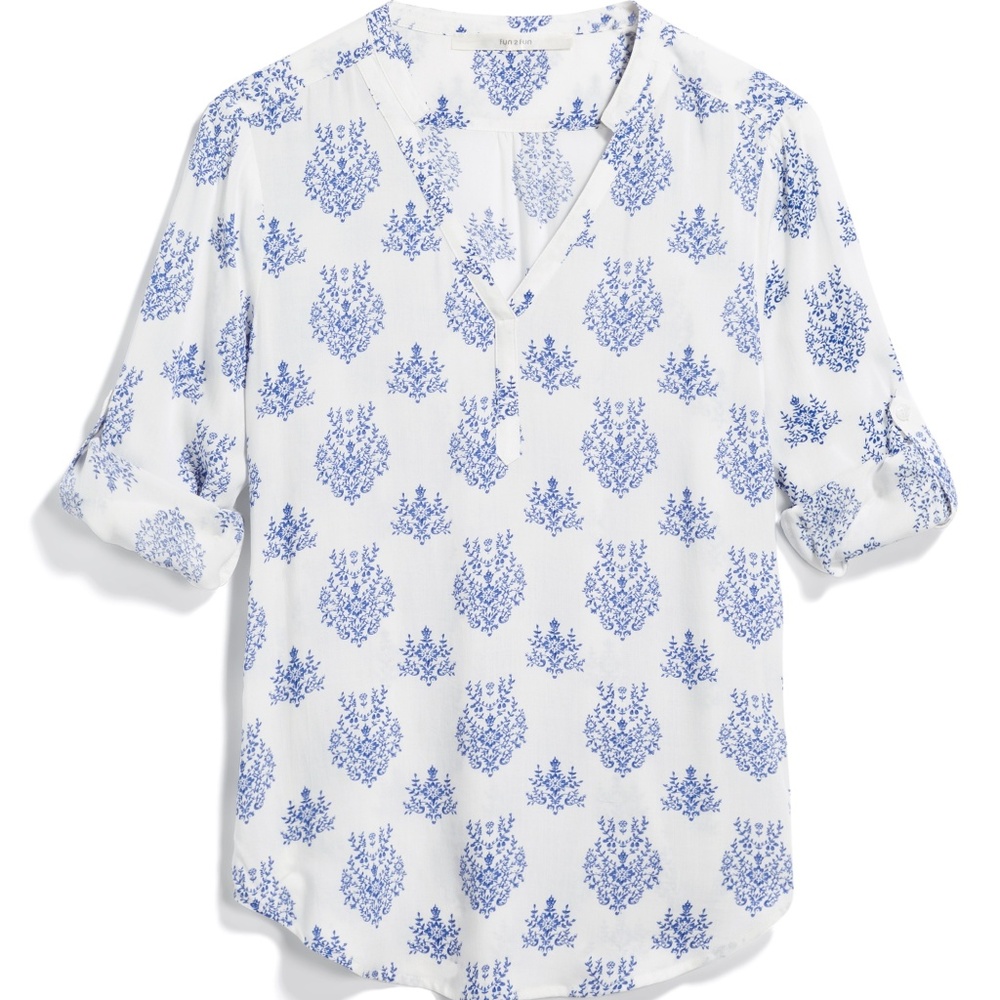 FUN2FUN Kedzie Henley Top - Size Small